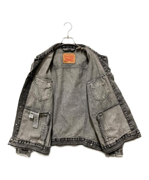 LEVI'S（リーバイス）LEVI'S (リーバイス) RELAXED FIT DENIM TRACKER JACKET ブラック サイズ:Mの古着・服飾アイテム