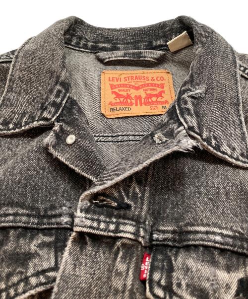 LEVI'S（リーバイス）LEVI'S (リーバイス) RELAXED FIT DENIM TRACKER JACKET ブラック サイズ:Mの古着・服飾アイテム