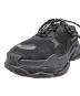中古・古着 BALENCIAGA (バレンシアガ) TRIPLE Sダッドスニーカー ブラック サイズ:27.5cm：25000円