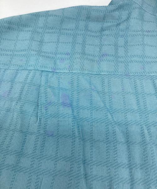 POLO RALPH LAUREN（ポロ・ラルフローレン）POLO RALPH LAUREN (ポロ・ラルフローレン) ポケットポニー刺繍半袖チェックシャツ ブルー サイズ:XXLの古着・服飾アイテム