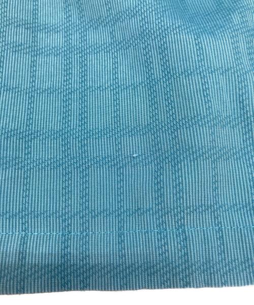 POLO RALPH LAUREN（ポロ・ラルフローレン）POLO RALPH LAUREN (ポロ・ラルフローレン) ポケットポニー刺繍半袖チェックシャツ ブルー サイズ:XXLの古着・服飾アイテム