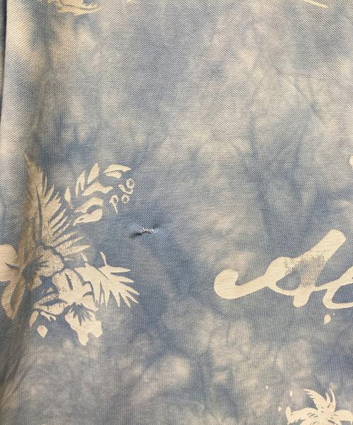 POLO RALPH LAUREN（ポロ・ラルフローレン）POLO RALPH LAUREN (ポロ・ラルフローレン) ポニー刺繍アロハプリントポロシャツ スカイブルー サイズ:XXLの古着・服飾アイテム
