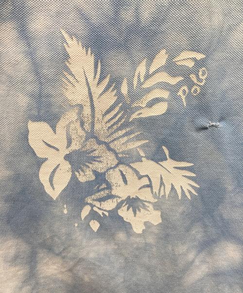 POLO RALPH LAUREN（ポロ・ラルフローレン）POLO RALPH LAUREN (ポロ・ラルフローレン) ポニー刺繍アロハプリントポロシャツ スカイブルー サイズ:XXLの古着・服飾アイテム