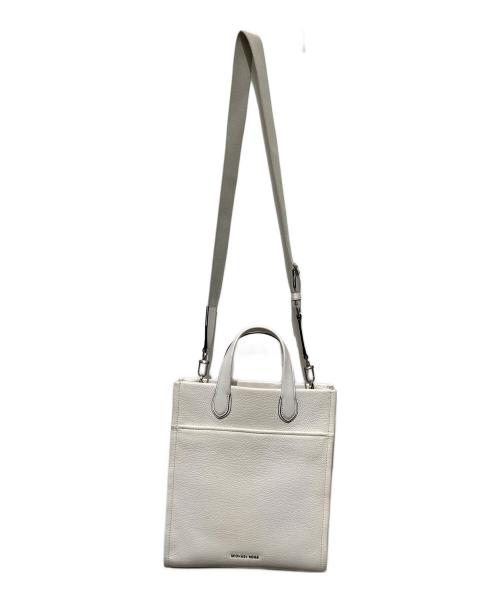 MICHAEL KORS（マイケルコース）MICHAEL KORS (マイケルコース) 2WAYショルダーバッグ ホワイトの古着・服飾アイテム