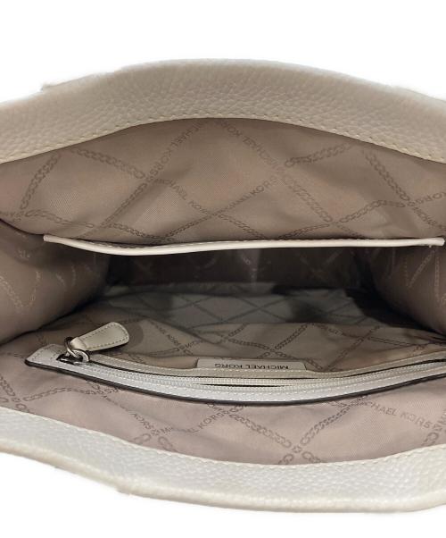 MICHAEL KORS（マイケルコース）MICHAEL KORS (マイケルコース) 2WAYショルダーバッグ ホワイトの古着・服飾アイテム
