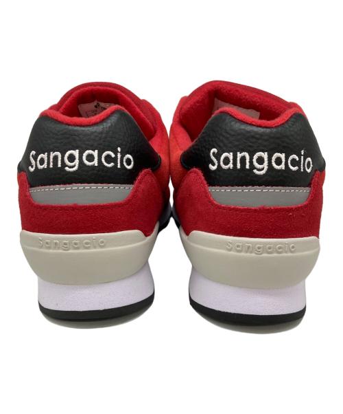 Sangacio（サンガッチョ）SANGACIO (サンガッチョ) にゅ～ず カーマイン』スエード スニーカー レッド サイズ:US9 未使用品の古着・服飾アイテム