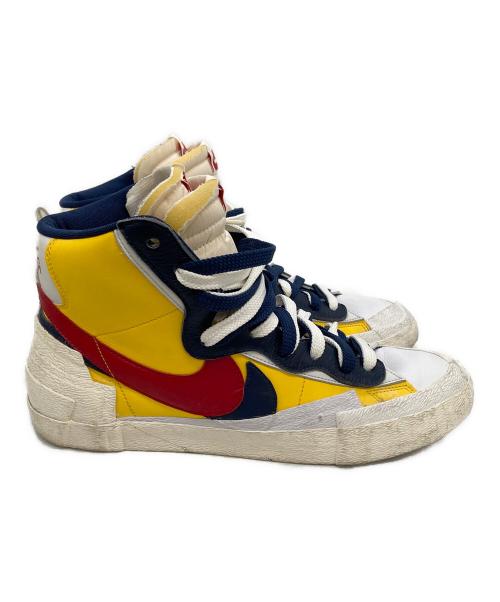 NIKE（ナイキ）NIKE (ナイキ) sacai (サカイ) ハイカットスニーカー ホワイト サイズ:28.5の古着・服飾アイテム