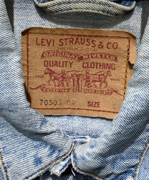 LEVI'S（リーバイス）LEVI'S (リーバイス) 70503 04 90’sデニムジャケット インディゴ サイズ:Ｓの古着・服飾アイテム