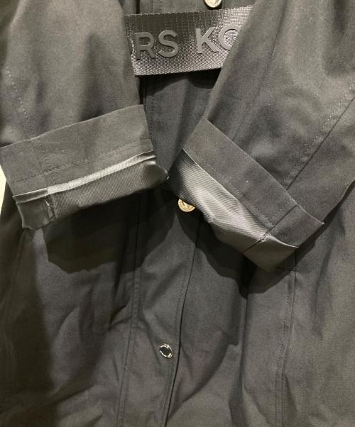 MICHAEL KORS（マイケルコース）MICHAEL KORS (マイケルコース) ベルト付フーデッドコート ブラック サイズ:XS 未使用品の古着・服飾アイテム