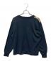 LEONARD FASHION (レオナールファッション) フラワープリント切替ニット ブラック サイズ:L：10000円