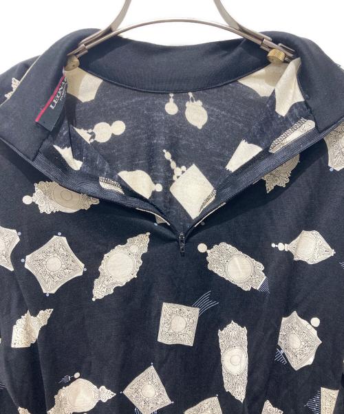 LEONARD FASHION（レオナールファッション）LEONARD FASHION (レオナールファッション) ハイネック宝石柄カットソー ブラック サイズ:Lの古着・服飾アイテム