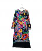 LEONARD FASHIONレオナールファッション）の古着「総柄カットソー」｜ブラック