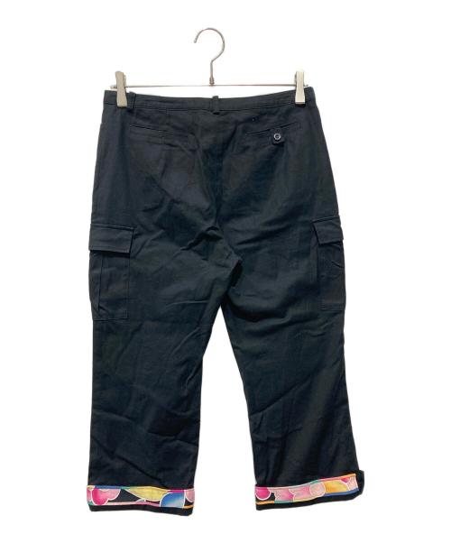 LEONARD SPORT（レオナール スポーツ）LEONARD SPORT (レオナール スポーツ) 裾切替カーゴパンツ ブラック サイズ:70の古着・服飾アイテム