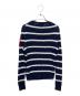 POLO RALPH LAUREN (ポロ・ラルフローレン) マリン ケーブルニット ホワイト×ネイビー サイズ:L：10000円