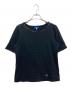 BLUE LABEL CRESTBRIDGE（ブルーレーベルクレストブリッジ）の古着「チェックデザインカットソー」｜ブラック