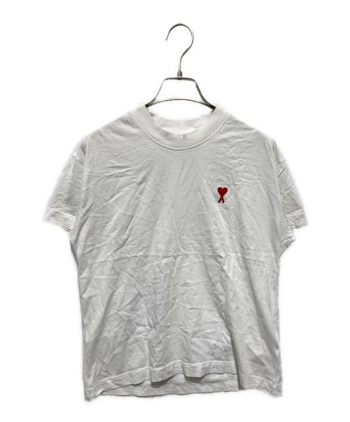 AMI Alexandre Mattiussi（アミアレクサンドルマテュッシ）AMI Alexandre Mattiussi (アミアレクサンドルマテュッシ) ロゴTEE ホワイト サイズ:Ｓの古着・服飾アイテム