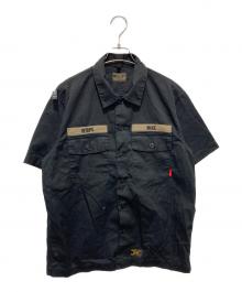 WTAPS（ダブルタップス）の古着「半袖ミリタリーシャツ」｜ブラック