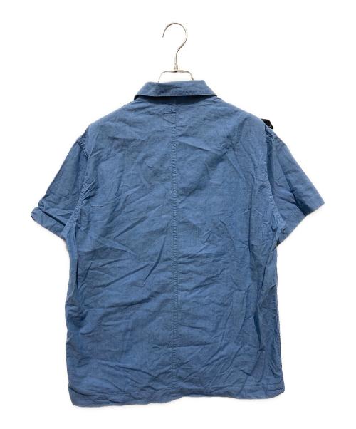 WTAPS（ダブルタップス）WTAPS (ダブルタップス) 半袖ミリタリーシャンブレーシャツ スカイブルー サイズ:1の古着・服飾アイテム
