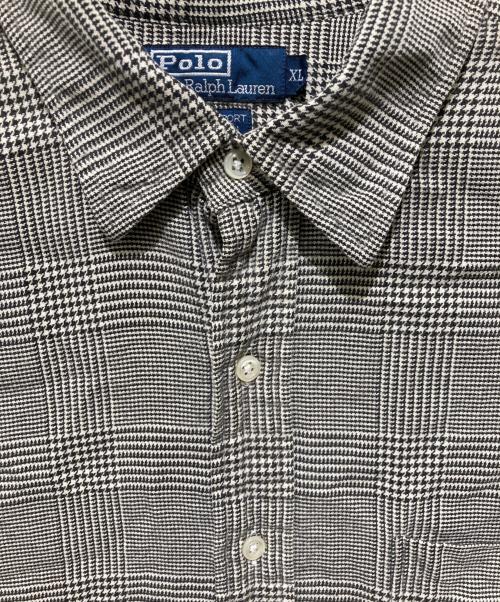 POLO RALPH LAUREN（ポロ・ラルフローレン）POLO RALPH LAUREN (ポロ・ラルフローレン) ポニーなしグレンチェックシャツ グレー サイズ:XLの古着・服飾アイテム