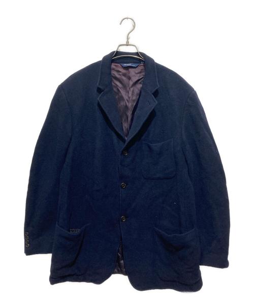 POLO RALPH LAUREN（ポロ・ラルフローレン）POLO RALPH LAUREN (ポロ・ラルフローレン) カシミヤ混3Bテーラードジャケット ネイビー サイズ:XLの古着・服飾アイテム