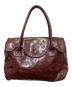 ANNA SUI（アナスイ）の古着「バタフライロゴ型押しトートバッグ」｜パープル