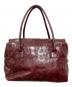 ANNA SUI (アナスイ) バタフライロゴ型押しトートバッグ パープル：9000円