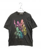 gray parka serviceグレーパーカーサービス）の古着「マツケンサンバプリントTシャツ」｜グレー