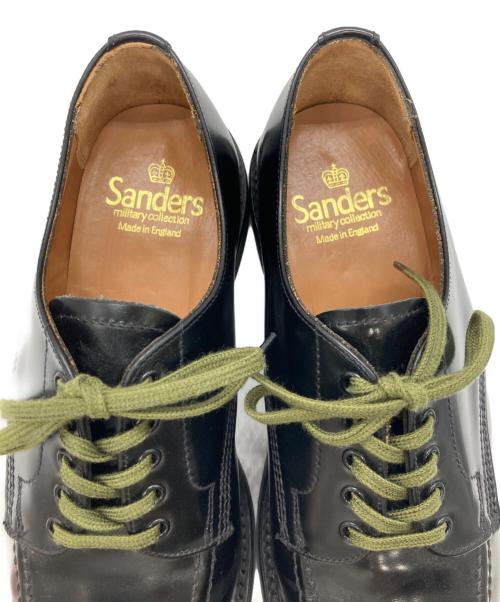 SANDERS（サンダース）SANDERS (サンダース) ミリタリーブロードアローダービーシューズ ブラック サイズ:5 1/2の古着・服飾アイテム