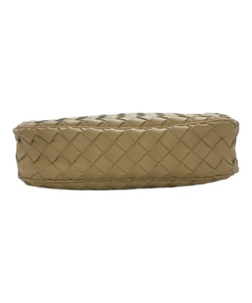 BOTTEGA VENETA（ボッテガベネタ）BOTTEGA VENETA (ボッテガベネタ) イントレチャートショルダーバッグ ベージュの古着・服飾アイテム