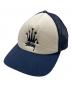 stussy（ステューシー）の古着「CROWN STOCK TRUCKER CAP キャップ」｜ネイビー
