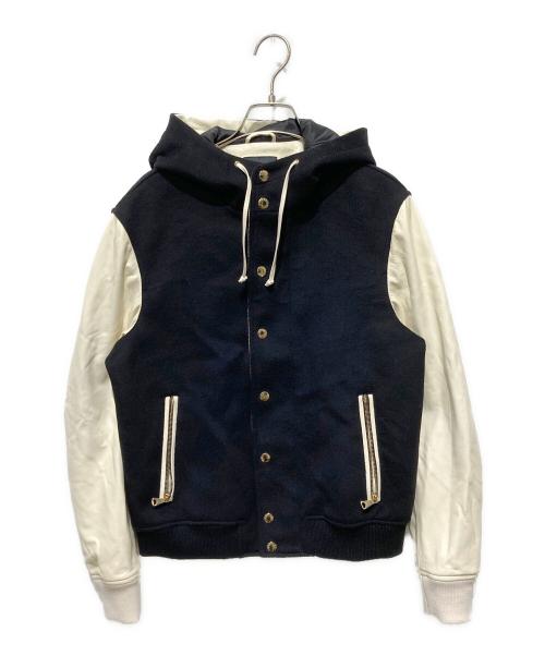 EMMETI（エンメティ）EMMETI (エンメティ) スタジャン ホワイト×ブラック サイズ:48の古着・服飾アイテム