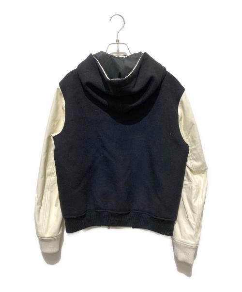 EMMETI（エンメティ）EMMETI (エンメティ) スタジャン ホワイト×ブラック サイズ:48の古着・服飾アイテム