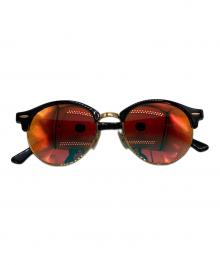 RAY-BAN（レイバン）の古着「CLUBROUND CLASSIC / サングラス」｜ブラック×ゴールド