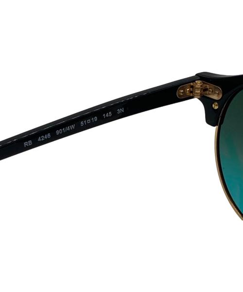 RAY-BAN（レイバン）RAY-BAN (レイバン) CLUBROUND CLASSIC / サングラス ブラック×ゴールド サイズ:51□19の古着・服飾アイテム