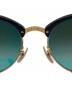 中古・古着 RAY-BAN (レイバン) CLUBROUND CLASSIC / サングラス ブラック×ゴールド サイズ:51□19：7000円