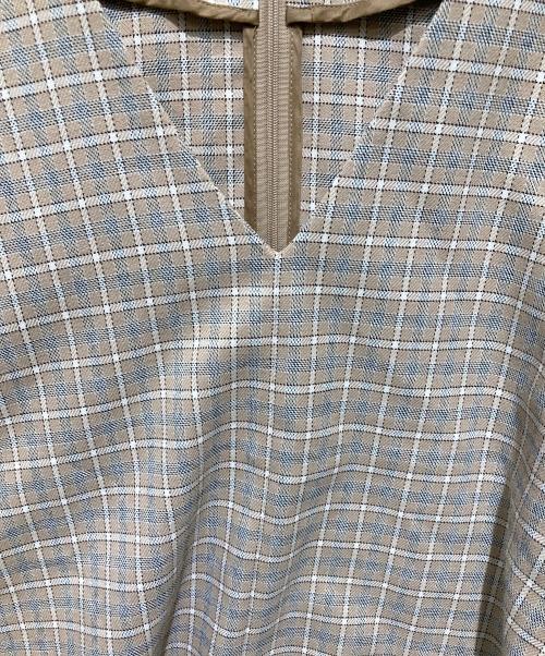 martinique（マルティニーク）martinique (マルティニーク) チェックセットアッププルーバー ベージュ サイズ:2の古着・服飾アイテム