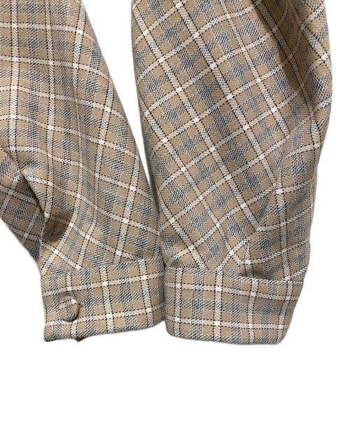 martinique（マルティニーク）martinique (マルティニーク) チェックセットアッププルーバー ベージュ サイズ:2の古着・服飾アイテム