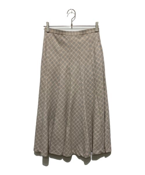 martinique（マルティニーク）martinique (マルティニーク) チェックセットアッププルーバー ベージュ サイズ:2の古着・服飾アイテム