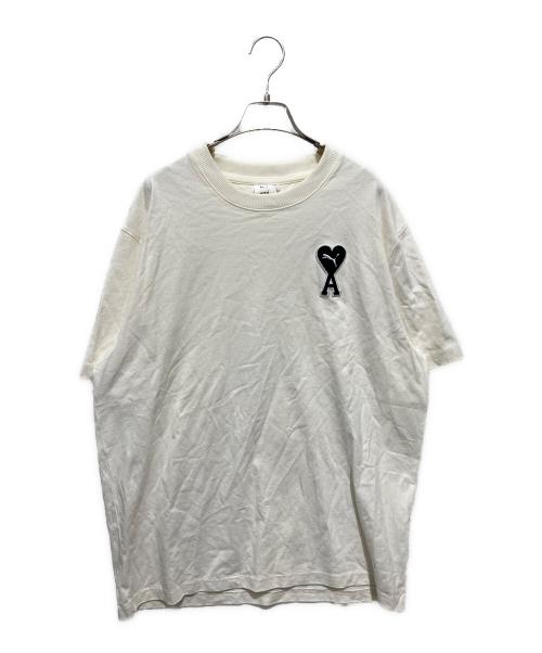 AMI PARIS（アミ パリス）AMI PARIS (アミ パリス) PUMA (プーマ) コラボワッペンTシャツ アイボリー サイズ:Lの古着・服飾アイテム
