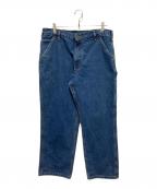 CarHarttカーハート）の古着「ダンガリー ワークパンツ ルーズフィット / LOOSE FIT WORK DUNGAREE PANT-DEEPSTONE」｜インディゴ