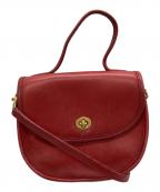 COACHコーチ）の古着「Tan Bella Court」｜レッド