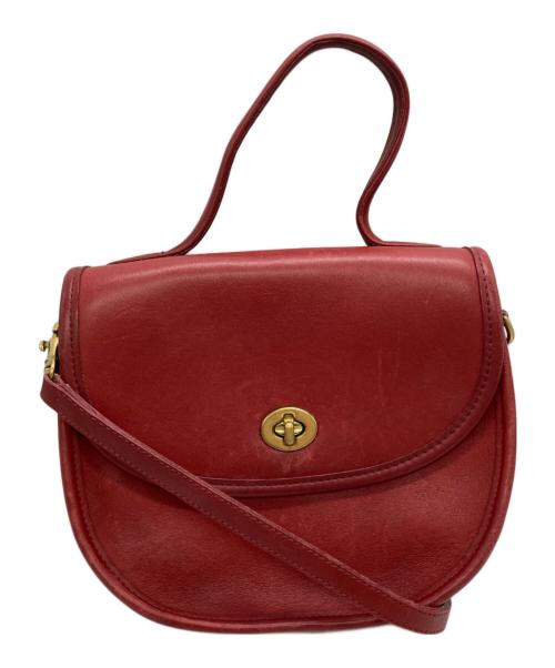 COACH（コーチ）COACH (コーチ) Tan Bella Court レッドの古着・服飾アイテム