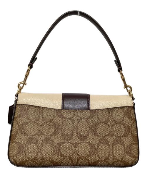 COACH（コーチ）COACH (コーチ) ミニグレースチェーン2WAYバッグ ベージュの古着・服飾アイテム