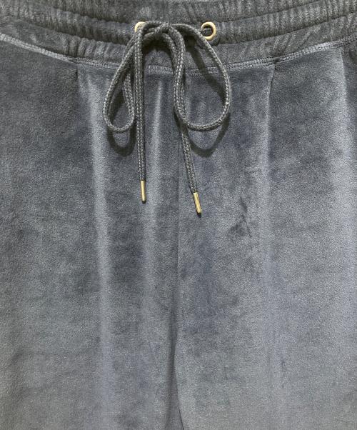 POLO RALPH LAUREN（ポロ・ラルフローレン）POLO RALPH LAUREN (ポロ・ラルフローレン) ベロアロゴ刺繍スリープウェアセットアップ ブルー サイズ:Ｍの古着・服飾アイテム