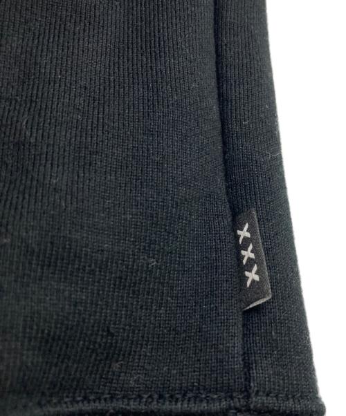 GOD SELECTION XXX（ゴッド セレクション トリプルエックス）GOD SELECTION XXX (ゴッド セレクション トリプルエックス) XXX刺繍デザインパーカー ブラック サイズ:Lの古着・服飾アイテム