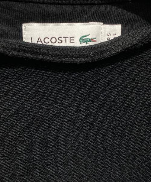 LACOSTE（ラコステ）LACOSTE (ラコステ) プレミアムスウェットジップカーディガン ブラック サイズ:Lの古着・服飾アイテム