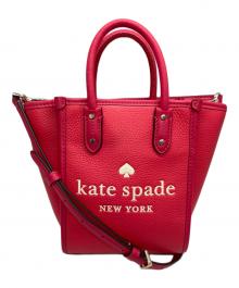 Kate Spade（ケイトスペード）の古着「ロゴ2wayミニハンドバッグ」｜ピンク