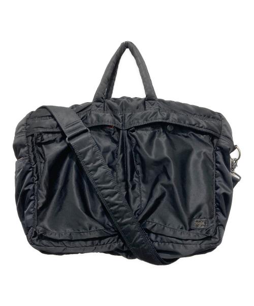 PORTER（ポーター）PORTER (ポーター) TANKER  2WAY BRIEFCASE ブラックの古着・服飾アイテム
