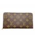 LOUIS VUITTON（ルイ ヴィトン）の古着「ポルトモネ・ジップ長財布」｜ブラウン