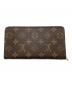 LOUIS VUITTON (ルイ ヴィトン) ポルトモネ・ジップ長財布 ブラウン：50000円